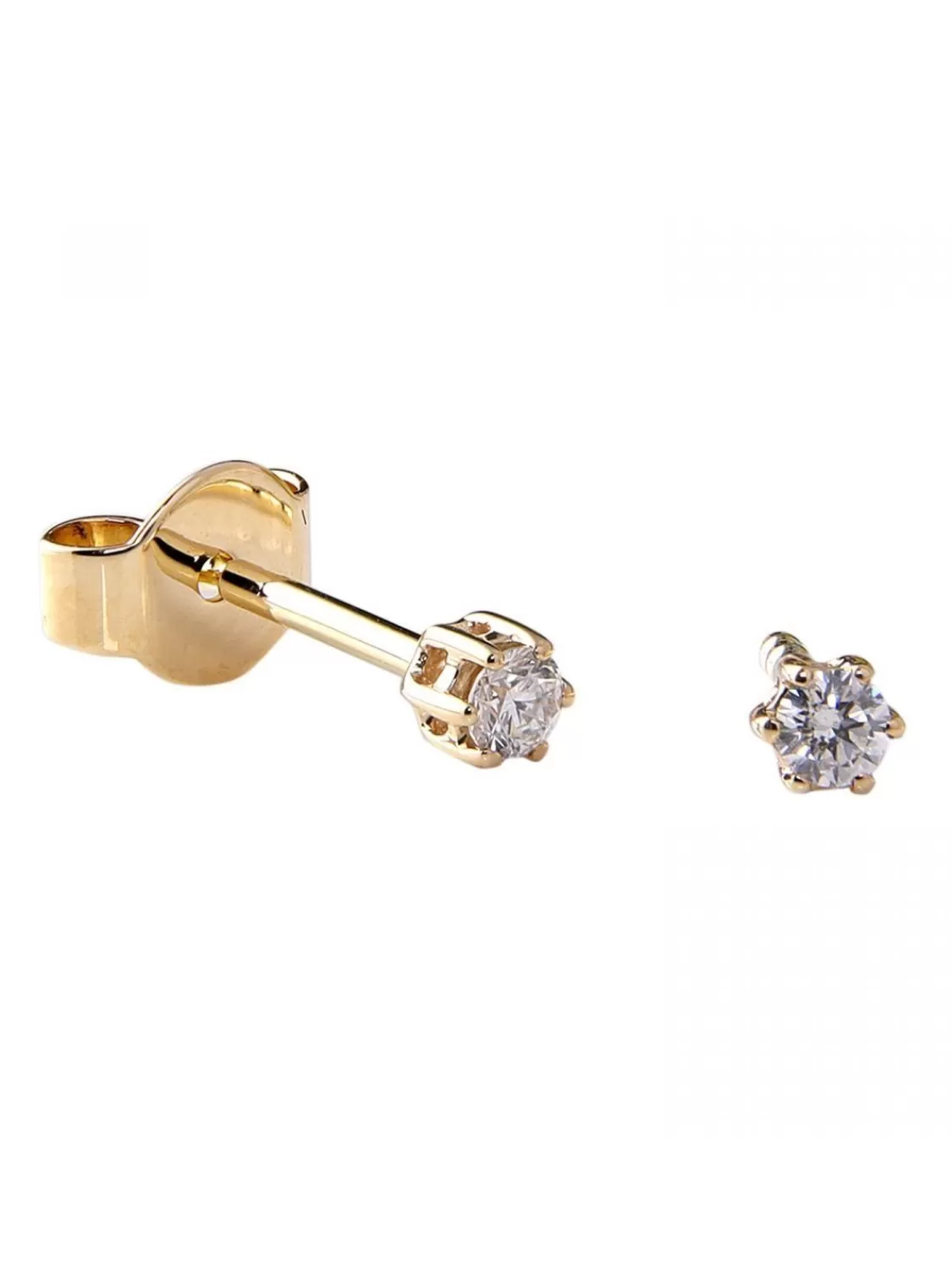 Acalee Damen-Ohrringe 585 Gold Diamant Ohrstecker 0,10 Karat | Damenschmuck