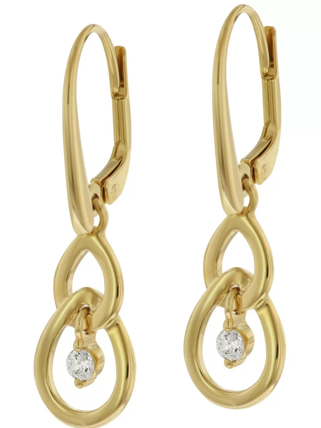 Acalee Damen-Ohrringe Ohrhanger Gold 333 Mit Zirkonia | Damenschmuck