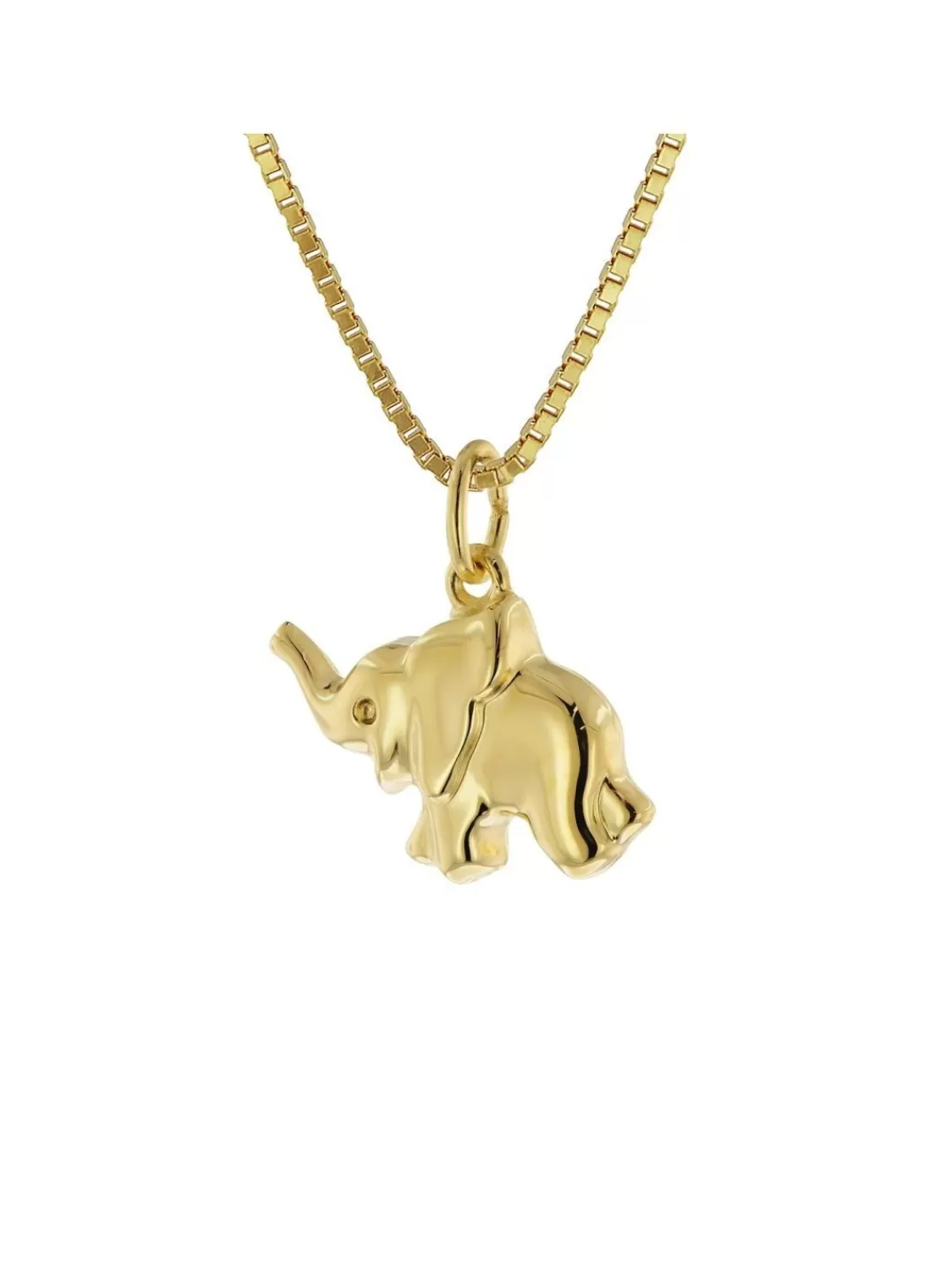 Acalee Halskette Mit Glucksbringer Gold 333/8K Elefant Collier | Damenschmuck