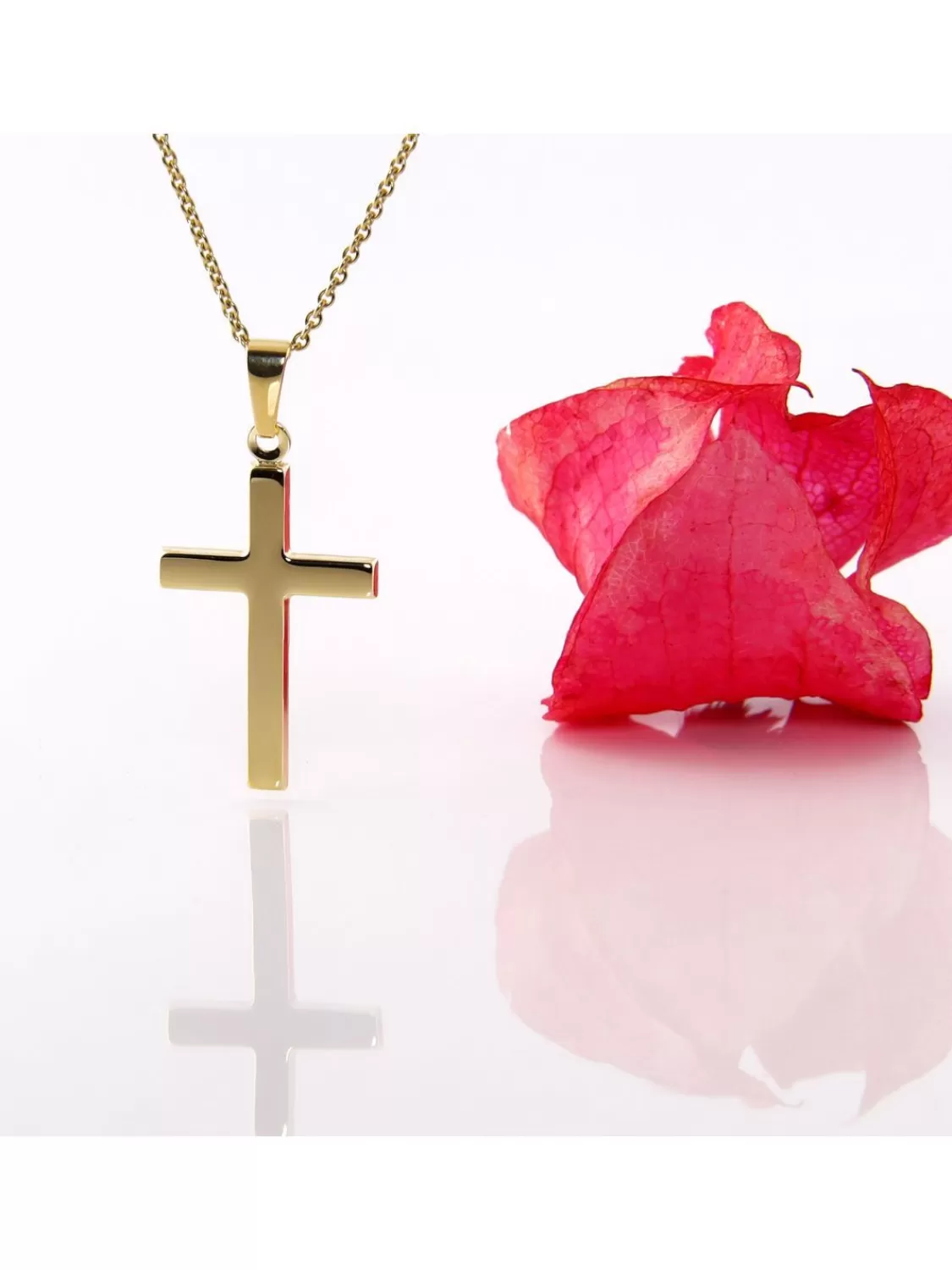 Acalee Halskette Mit Kreuz Aus Gold 333 / 8 Karat | Damenschmuck