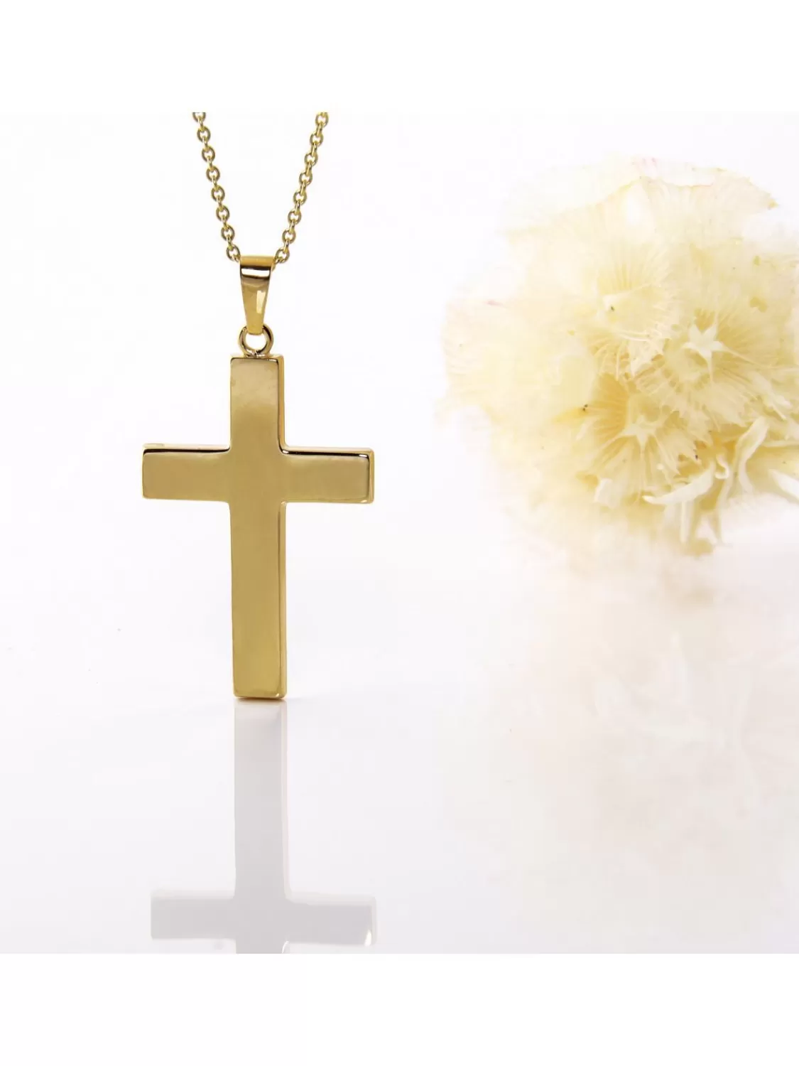 Acalee Halskette Mit Kreuz-Anhanger 8 Karat / 333 Gold | Herrenschmuck