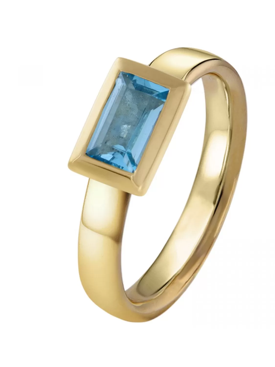 Acalee Topas Ring Gold 333 / 8K Topas Swiss Blau | Damenschmuck