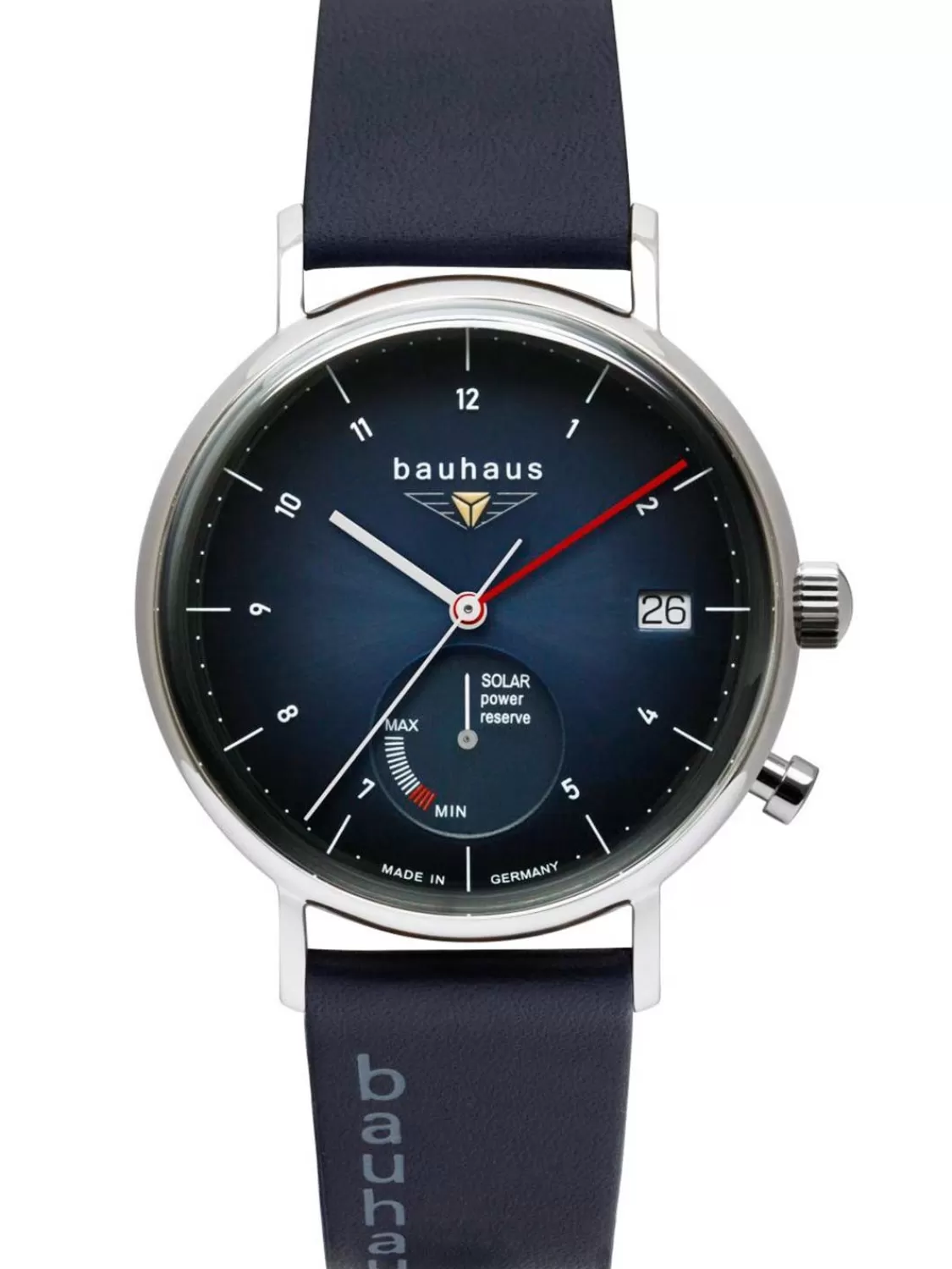 Bauhaus Herrenuhr Solar Dunkelblau | Herrenuhren