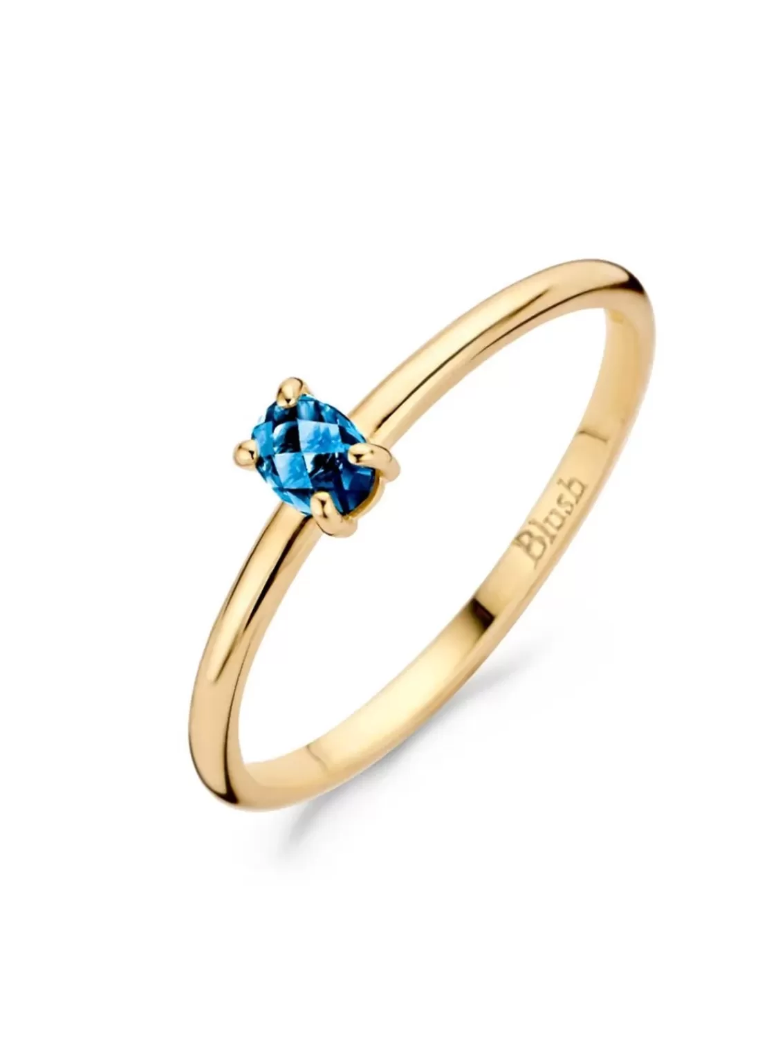 Blush Damen Gold-Ring 585 Mit Blauem Topas | Damenschmuck