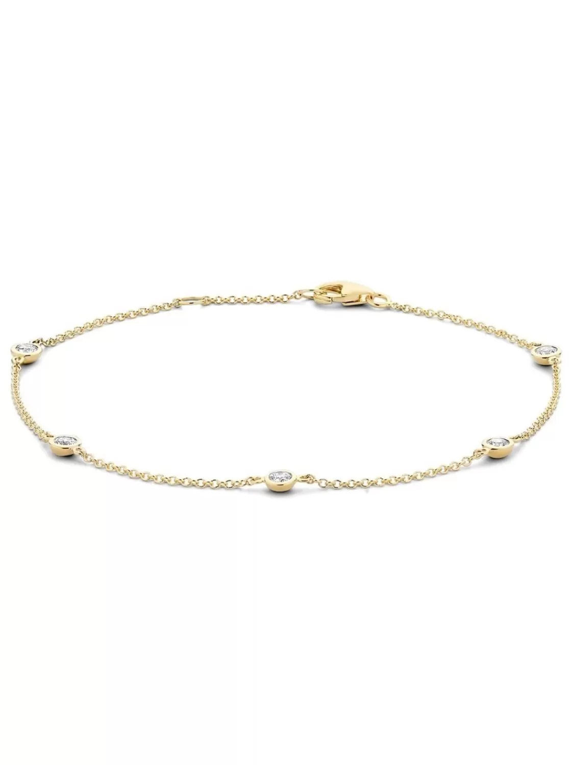 Blush Damen-Armband Mit Zirkonia 585 Gelbgold | Damenschmuck