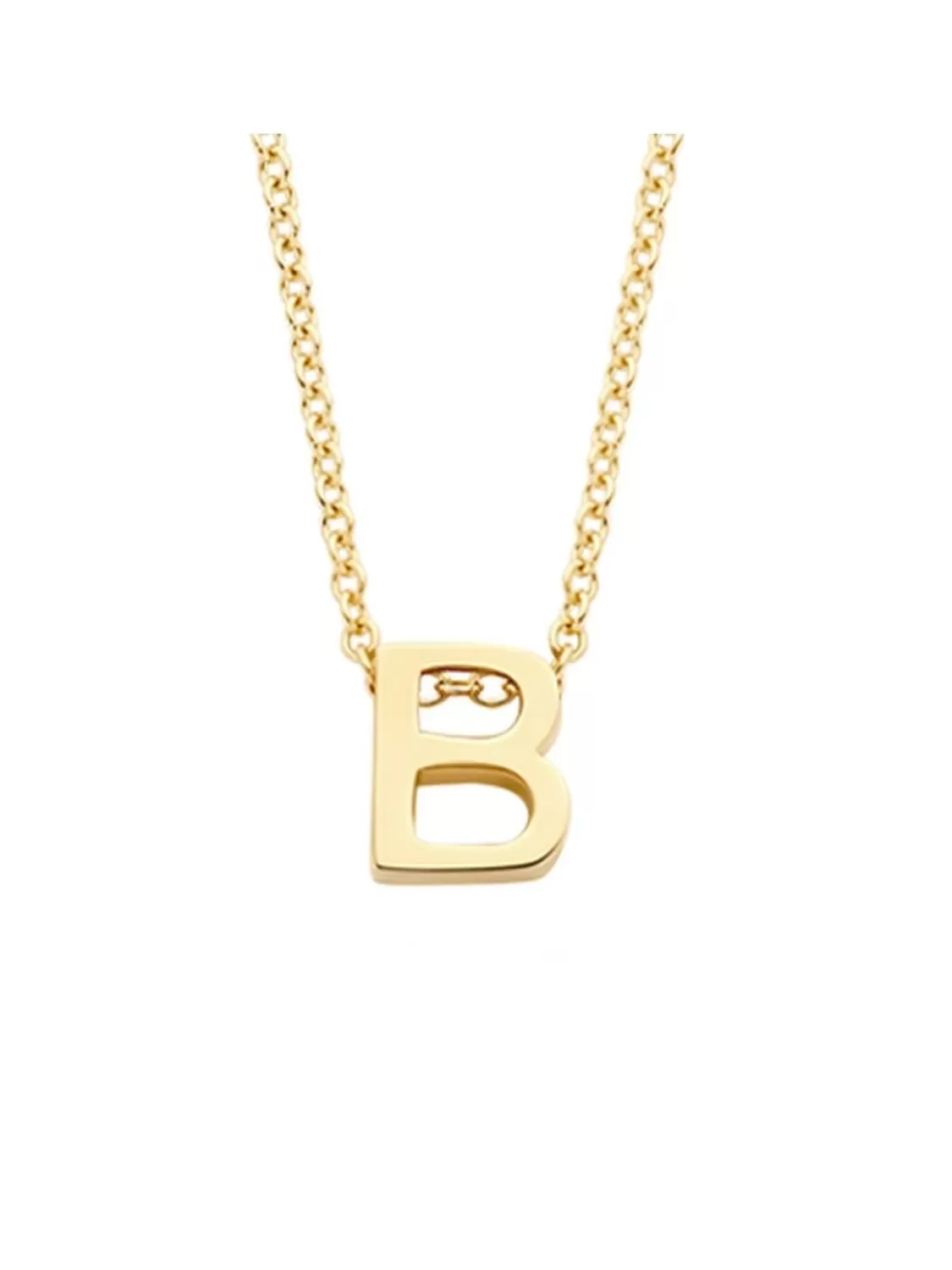 Blush Damen-Kette 585 Gold Buchstabe B | Damenschmuck