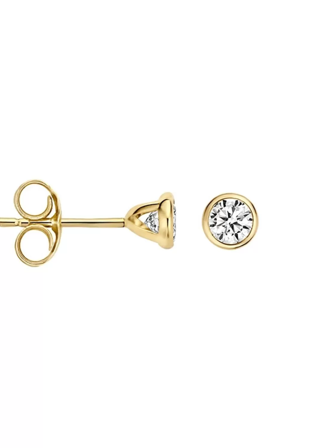 Blush Damen-Ohrringe Ohrstecker 585 Gold Mit Zirkonia | Damenschmuck