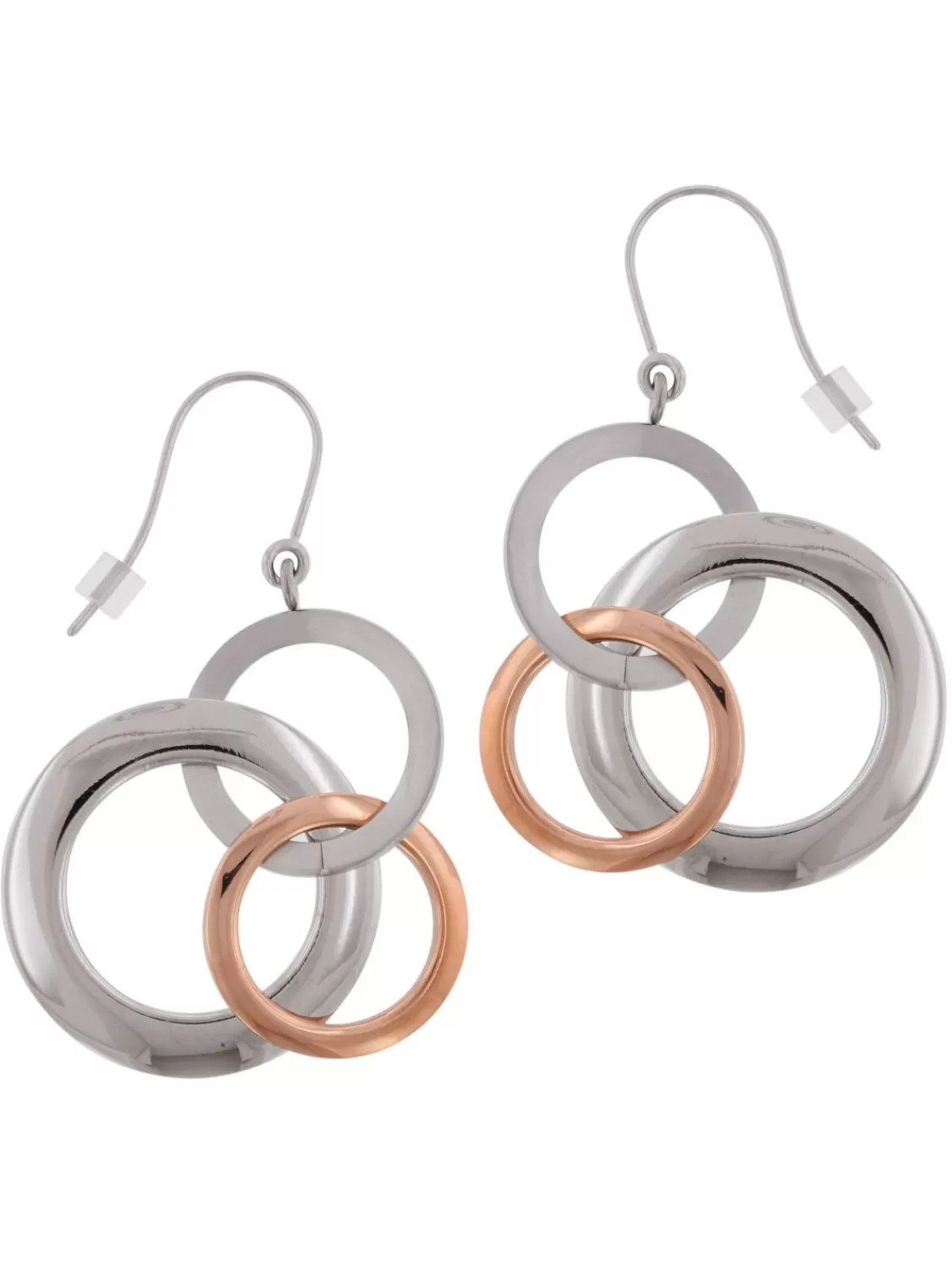 Boccia Titan Damen-Ohrringe Ohrhanger Bicolor Rosegold | Damenschmuck