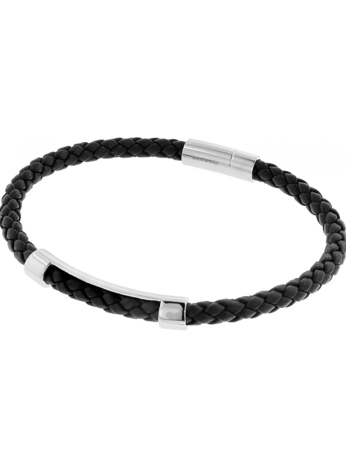 BOSS Herren-Armband Leder Schwarz Benni | Herrenschmuck