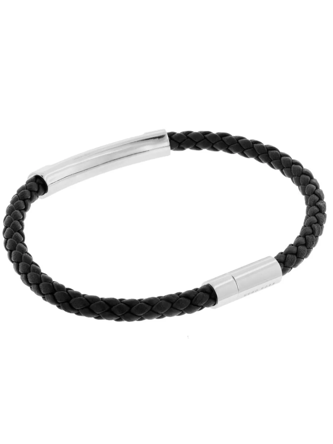 BOSS Herren-Armband Leder Schwarz Benni | Herrenschmuck