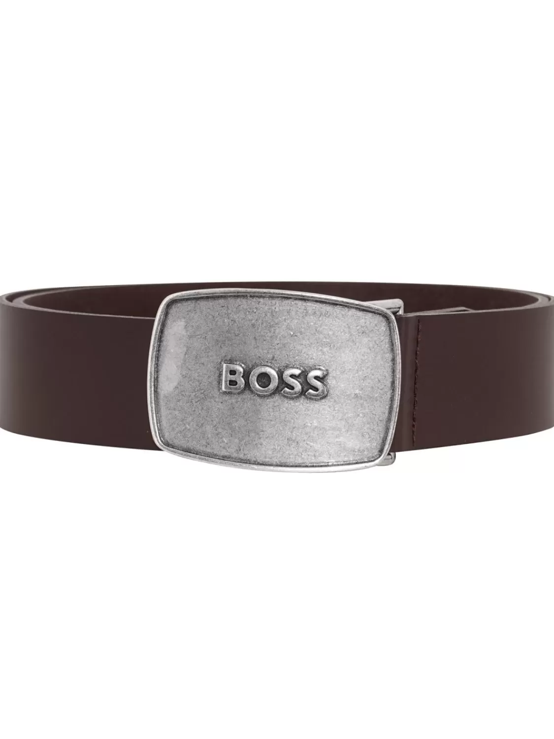 BOSS HerrenGürtel Leder Dunkelbraun Icon-Ep | Gürtel