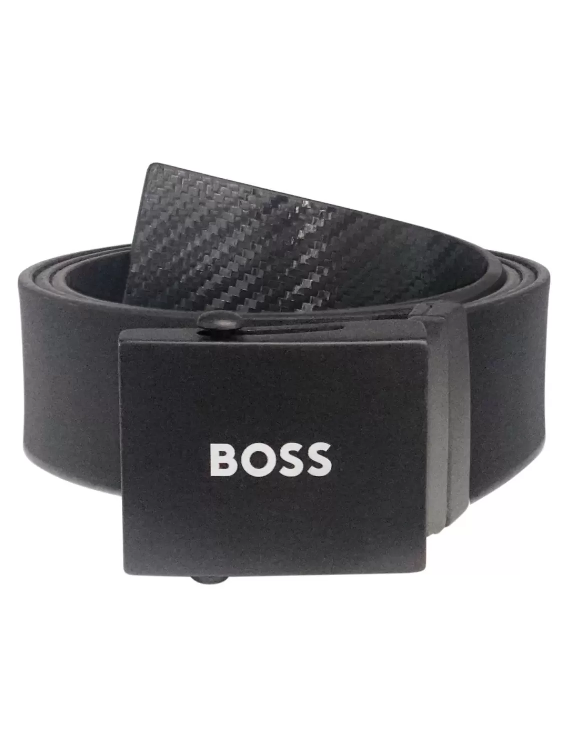 BOSS HerrenGürtel Leder Schwarz Icon_R-Sr35 | Gürtel