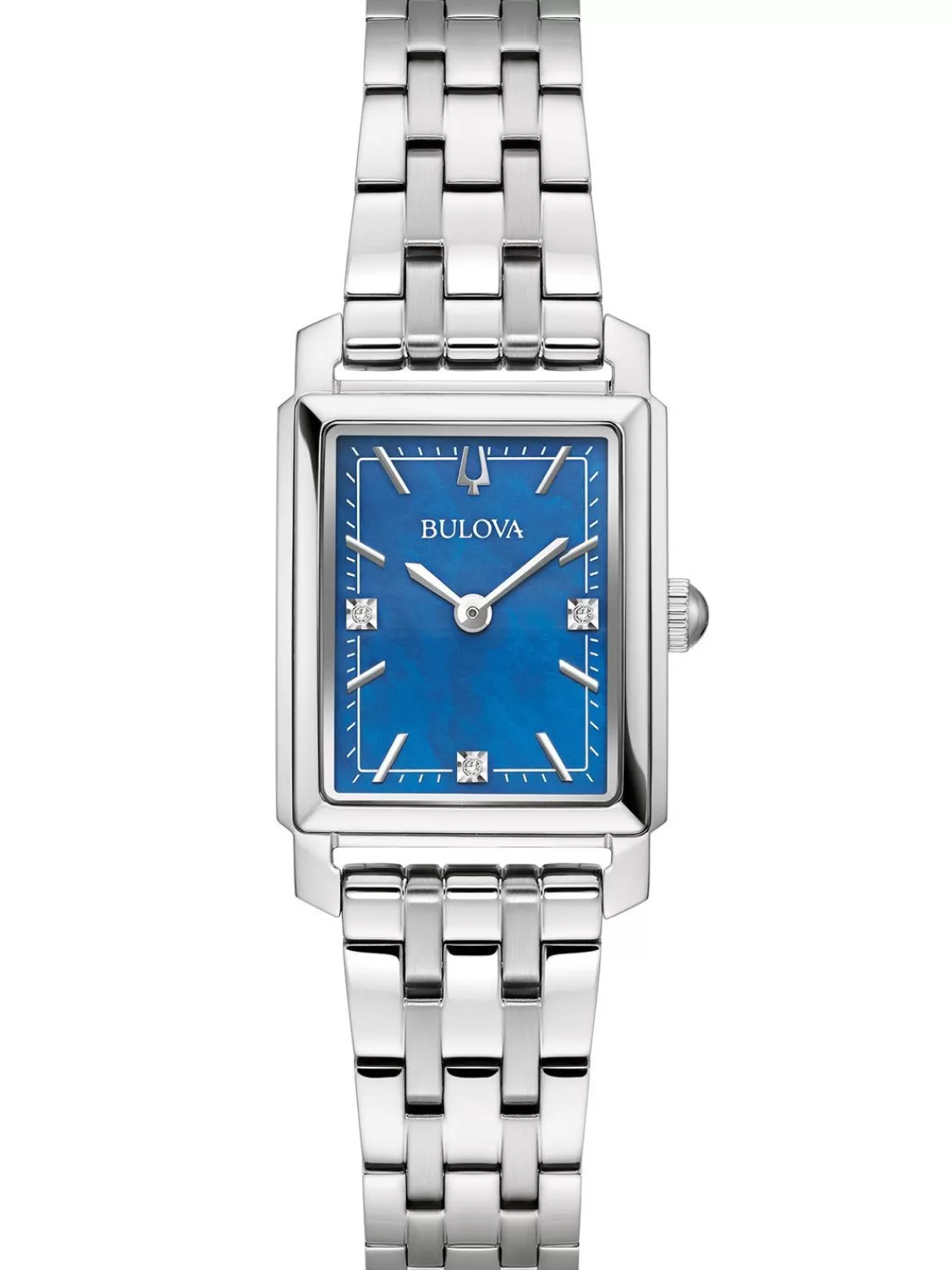 Bulova Damenuhr Sutton Blau Mit Kleinen Diamanten | Damenuhren