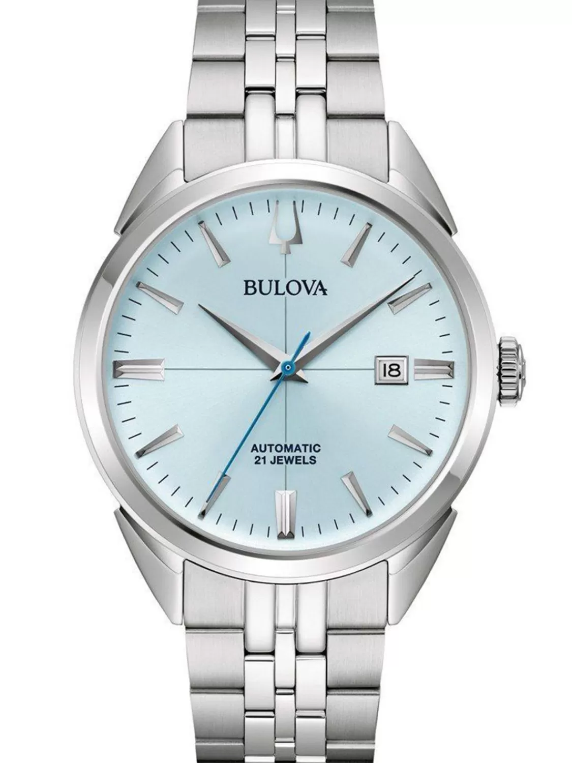 Bulova Herren-Automatikuhr Sutton Stahl/Hellblau | Herrenuhren