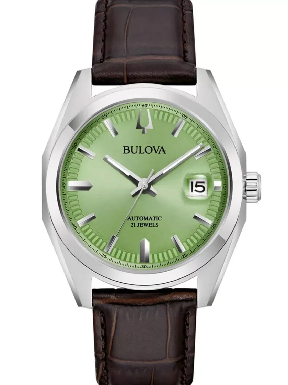 Bulova Herrenuhr Automatik Surveyor Braun/Hellgrun | Herrenuhren