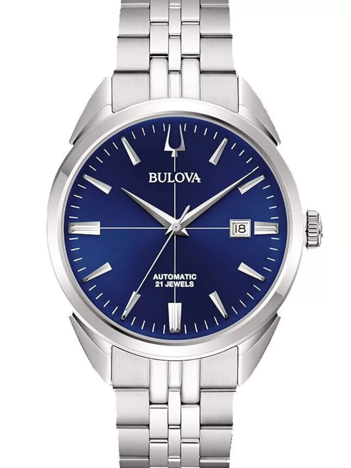 Bulova Herrenuhr Automatik Sutton Stahl/Blau | Damenuhren