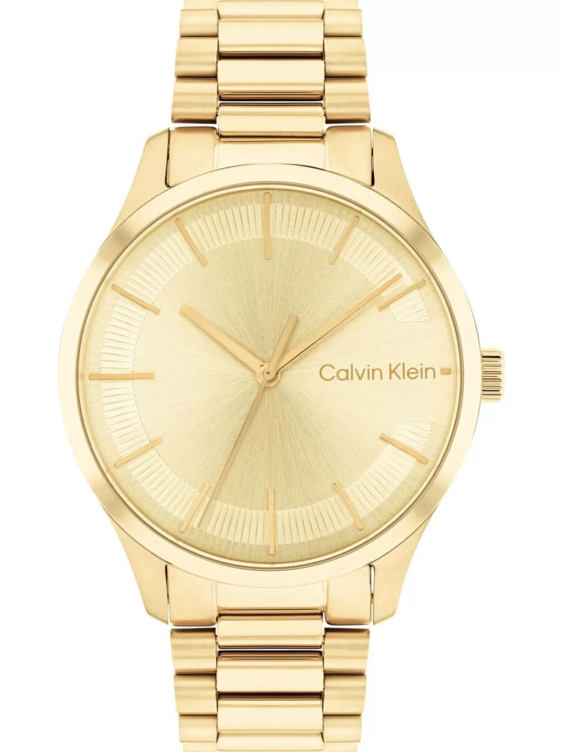 Calvin Klein Damen-Armbanduhr Ck Iconic Goldfarben | Damenuhren