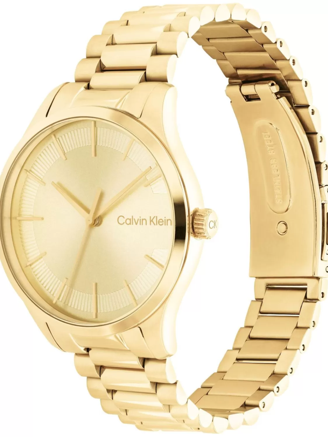 Calvin Klein Damen-Armbanduhr Ck Iconic Goldfarben | Damenuhren