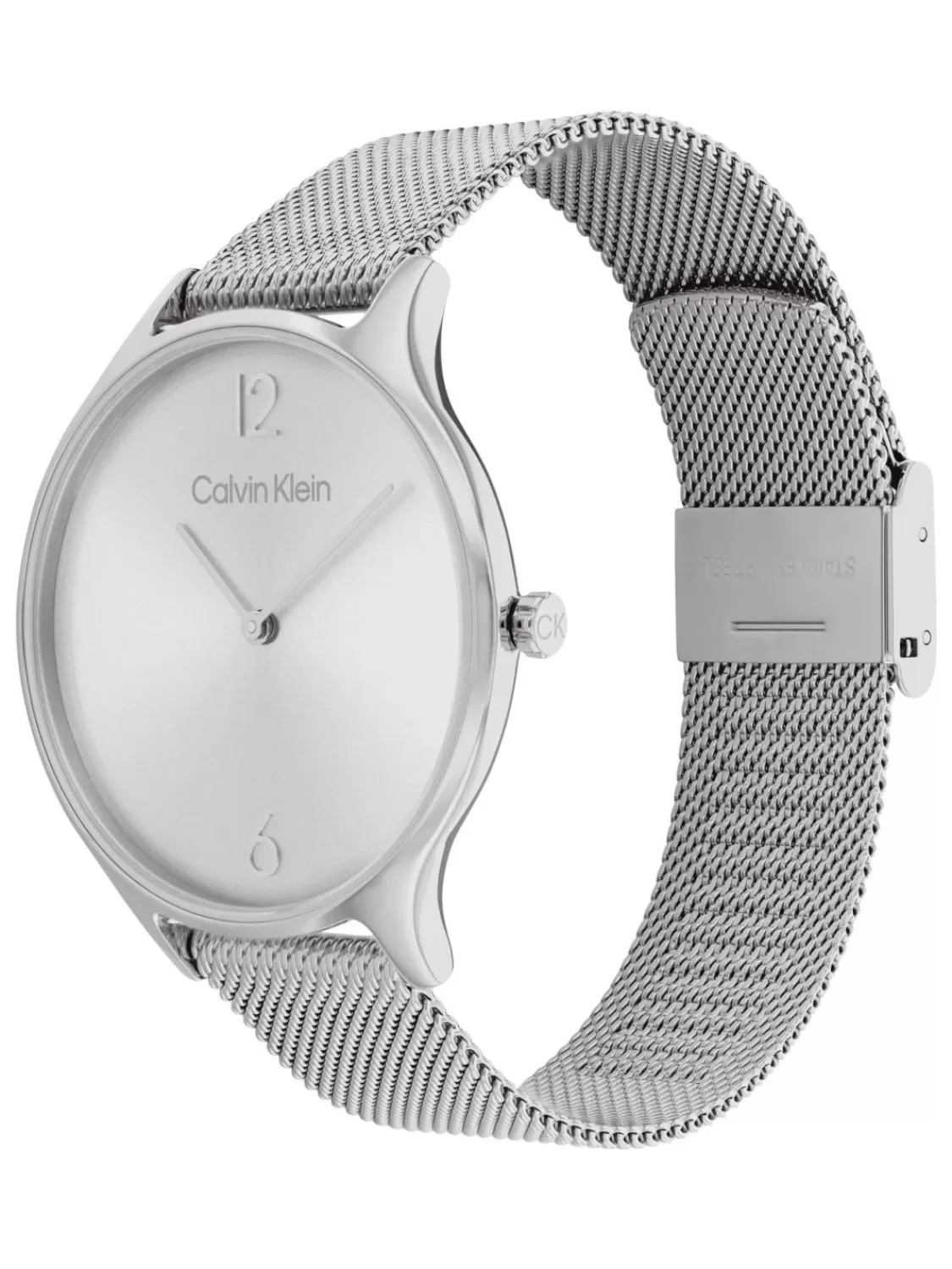 Calvin Klein Damenarmbanduhr Timeless Mesh Edelstahl | Damenuhren