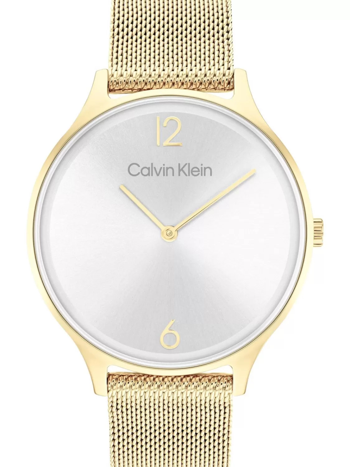 Calvin Klein Damenuhr Timeless Mesh Goldfarben | Damenuhren