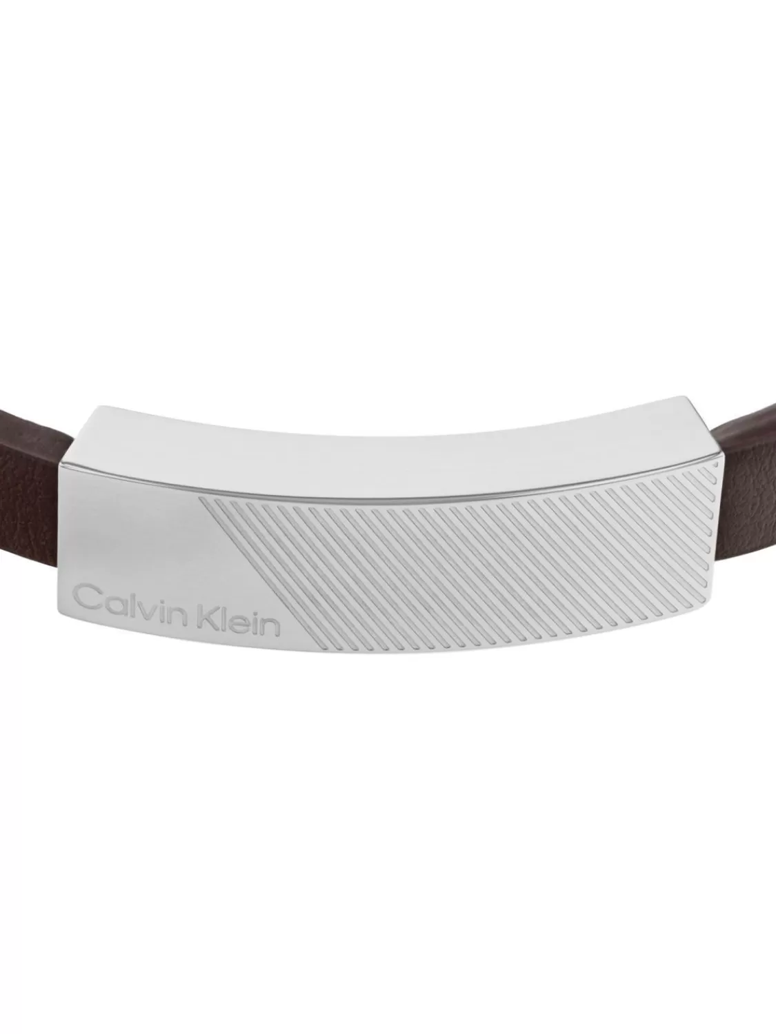 Calvin Klein Herren-Armband Architectural Lines Edelstahl Braun | Herrenschmuck