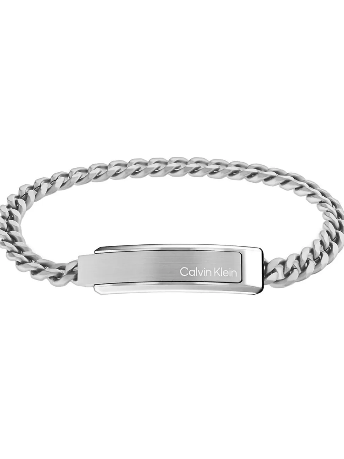 Calvin Klein Herren-Armband Edelstahl Silberfarben Iconic Id | Herrenschmuck