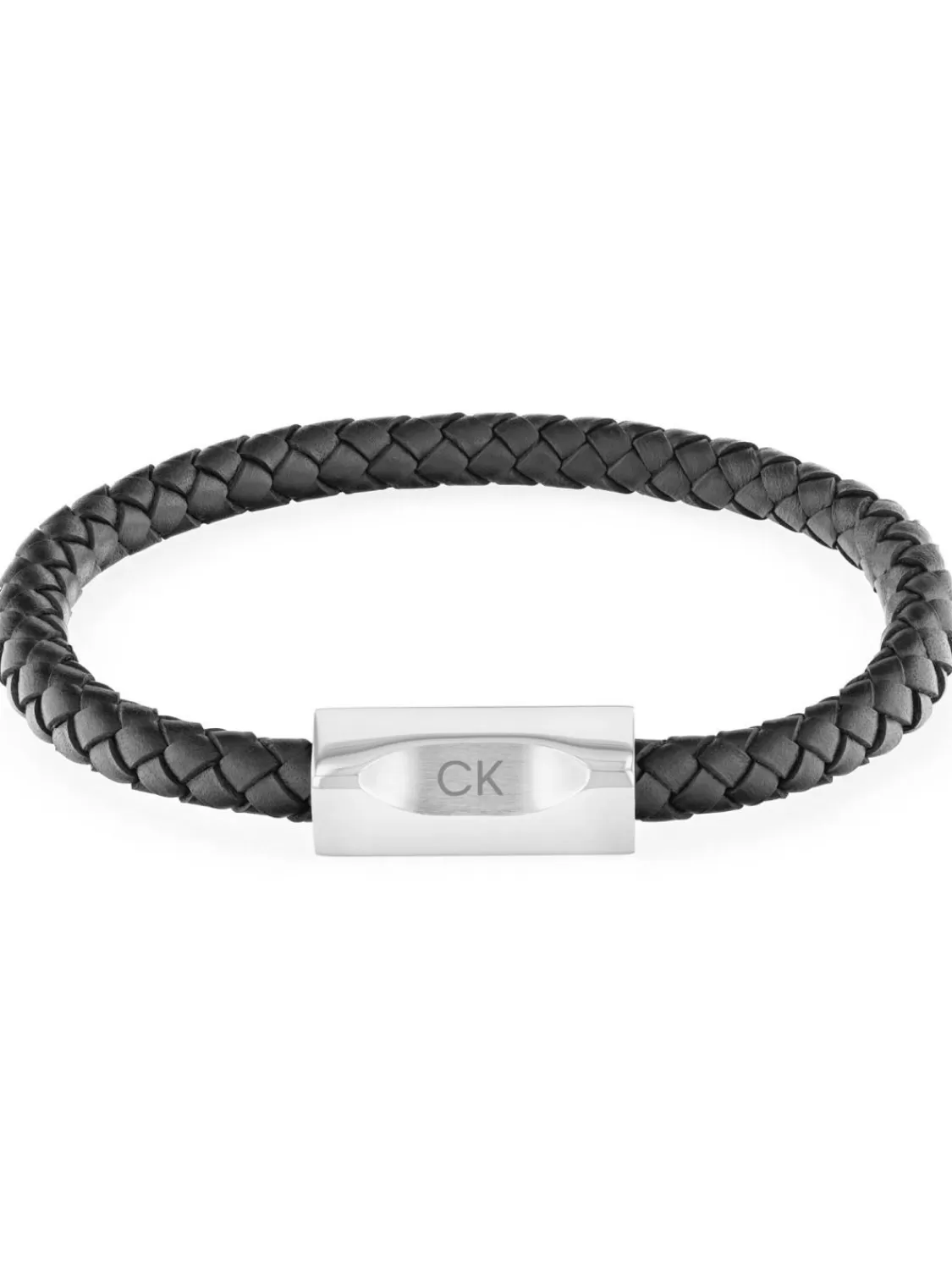 Calvin Klein Herrenarmband Leder Schwarz Bold | Herrenschmuck