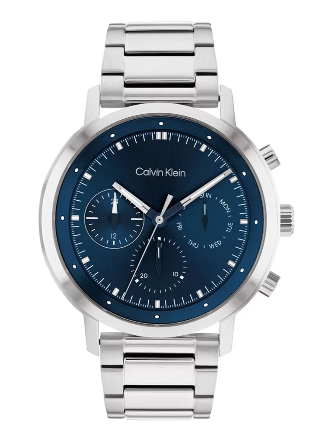 Calvin Klein Herrenuhr Gauge Multifunktion Stahl/Blau | Herrenuhren