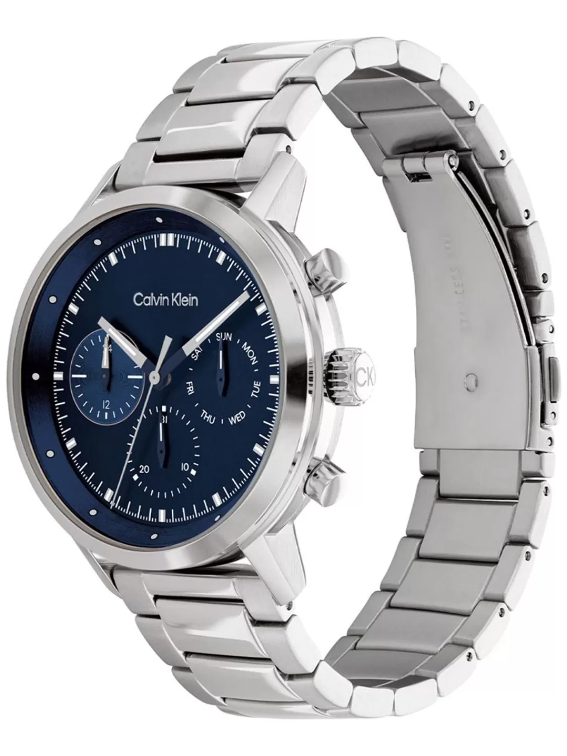 Calvin Klein Herrenuhr Gauge Multifunktion Stahl/Blau | Herrenuhren