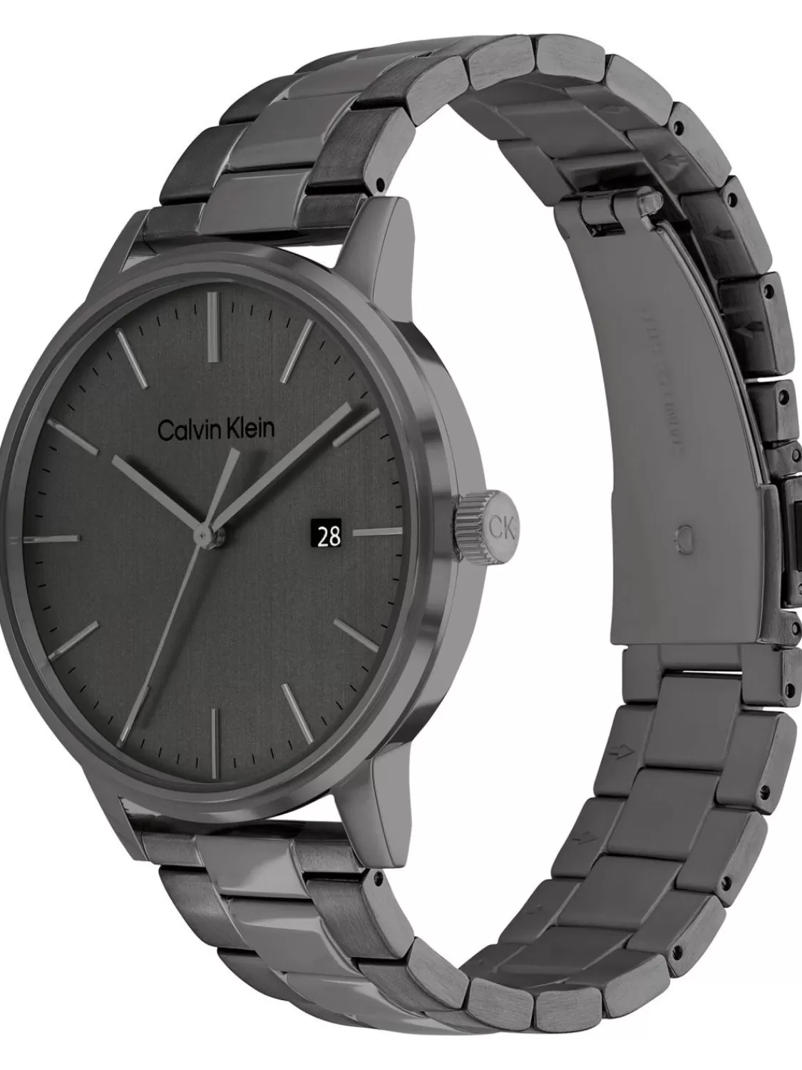 Calvin Klein Herrenuhr Linked Bracelet Anthrazit | Herrenuhren