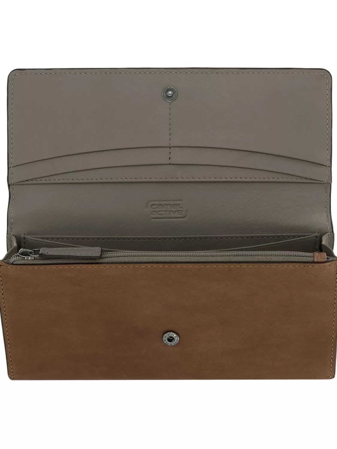 camel active Damen-Geldbeutel Leder Cognac-Braun Valencia | Geldbörsen