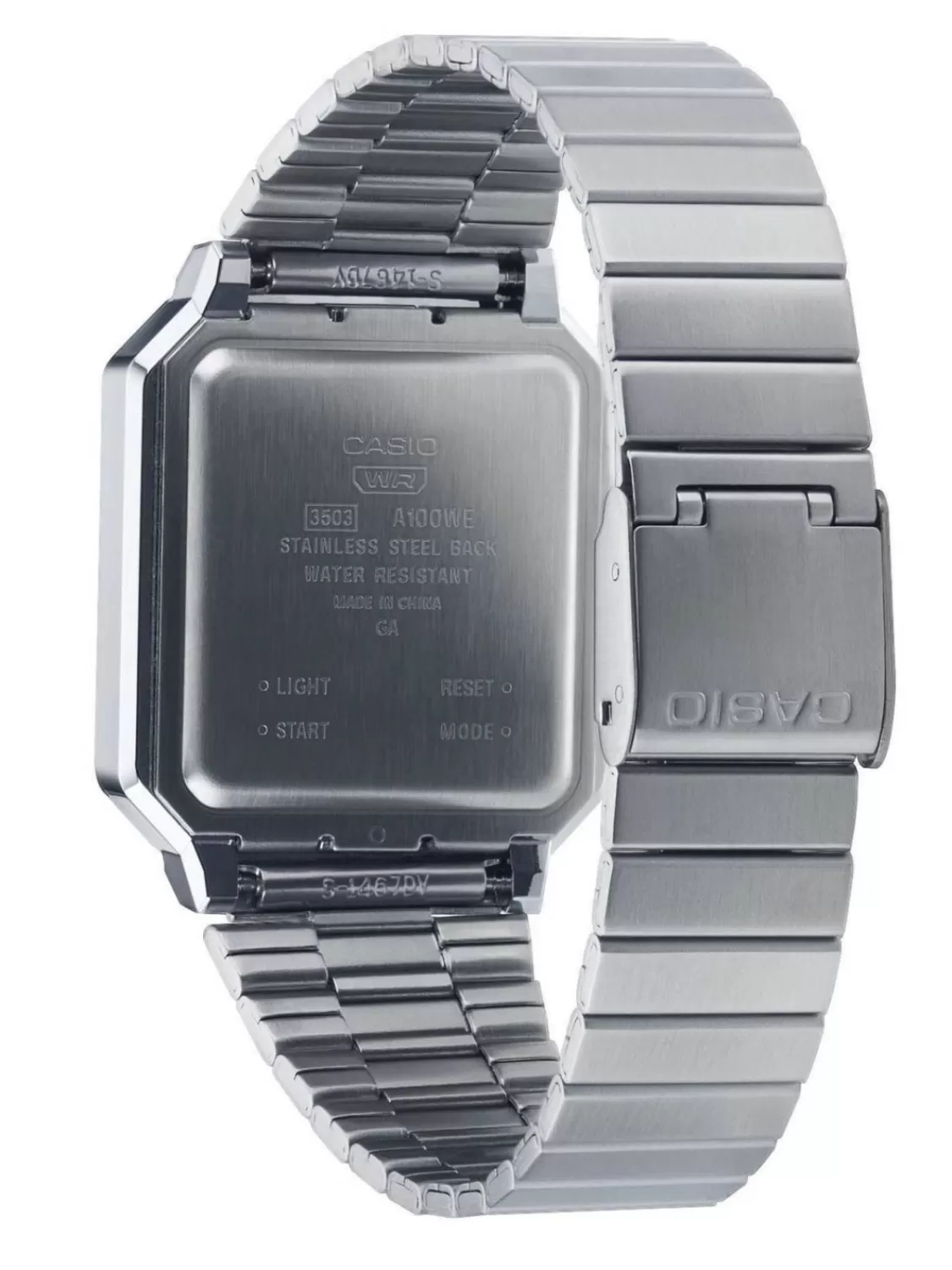 Casio A100We-7Bef Vintage Edgy Armbanduhr Silberfarben | Herrenuhren