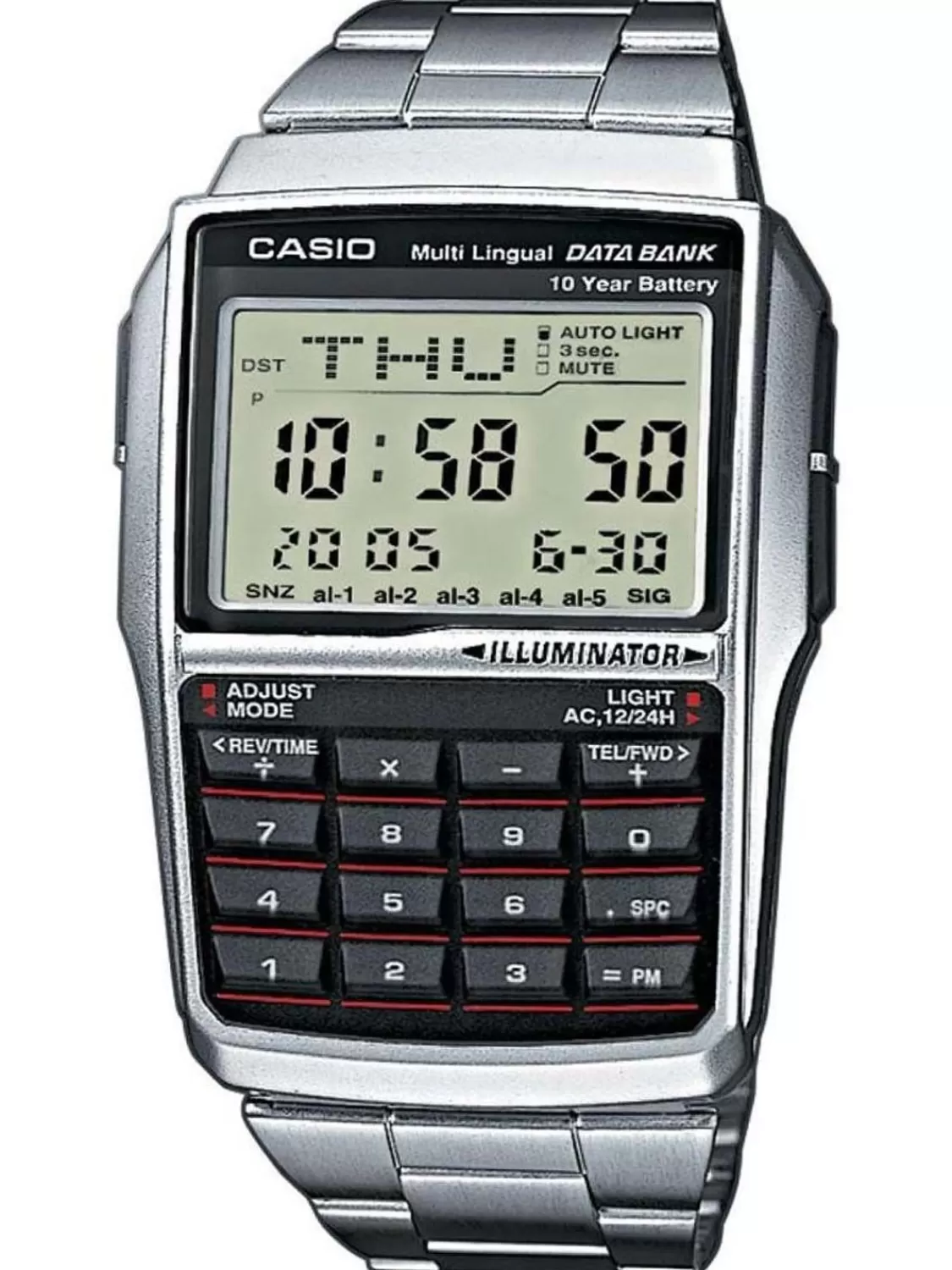 Casio Armbanduhr Digitaluhr Kalkulator | Herrenuhren