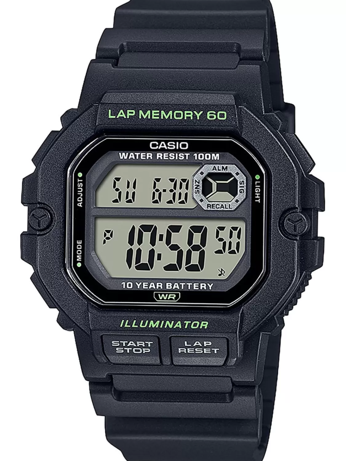 Casio Digitaluhr Schwarz | Herrenuhren