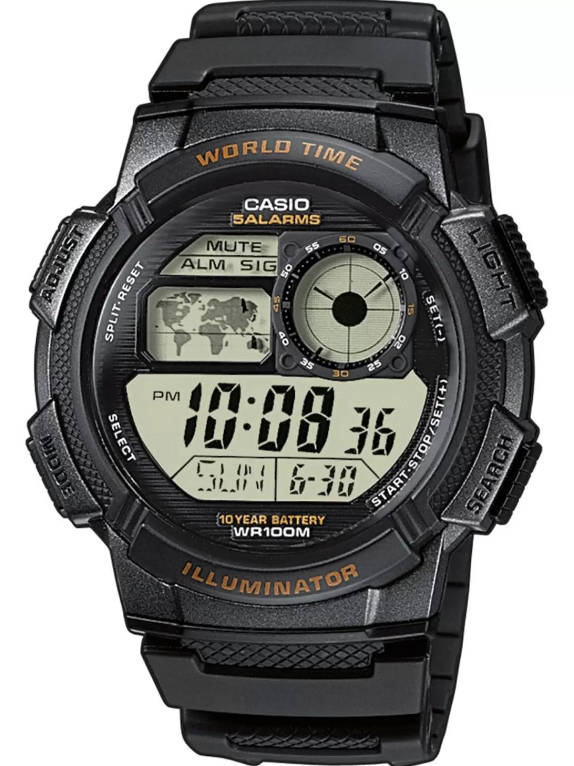 Casio Digitaluhr Schwarz | Herrenuhren