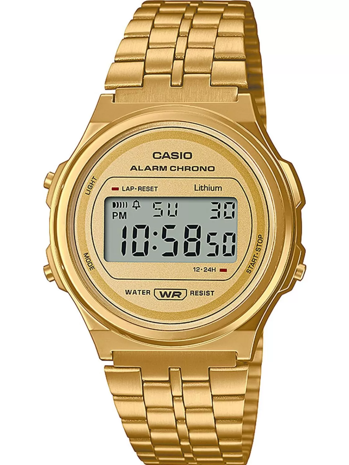 Casio Digitaluhr Vintage Goldfarben | Herrenuhren