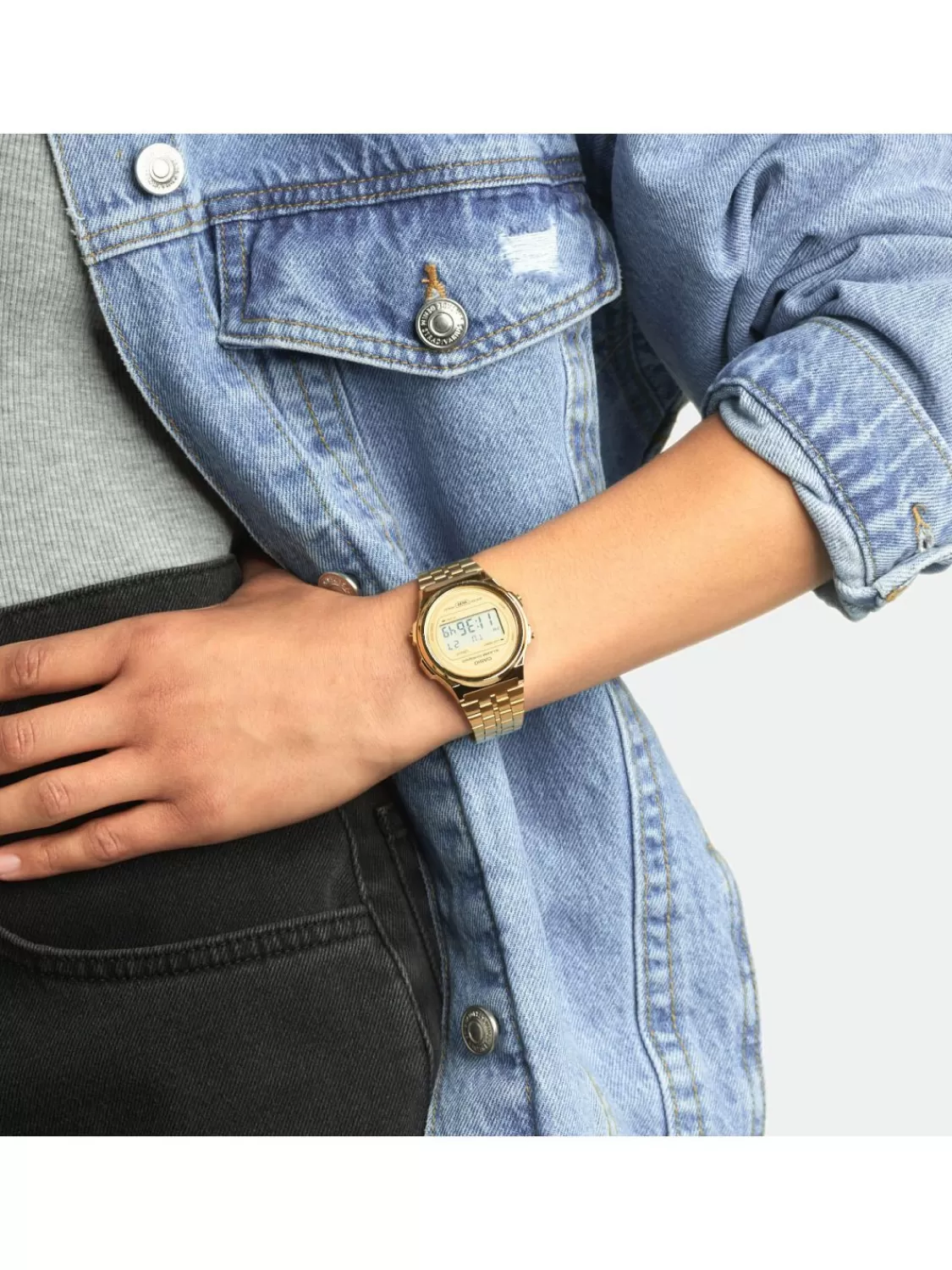 Casio Digitaluhr Vintage Goldfarben | Herrenuhren