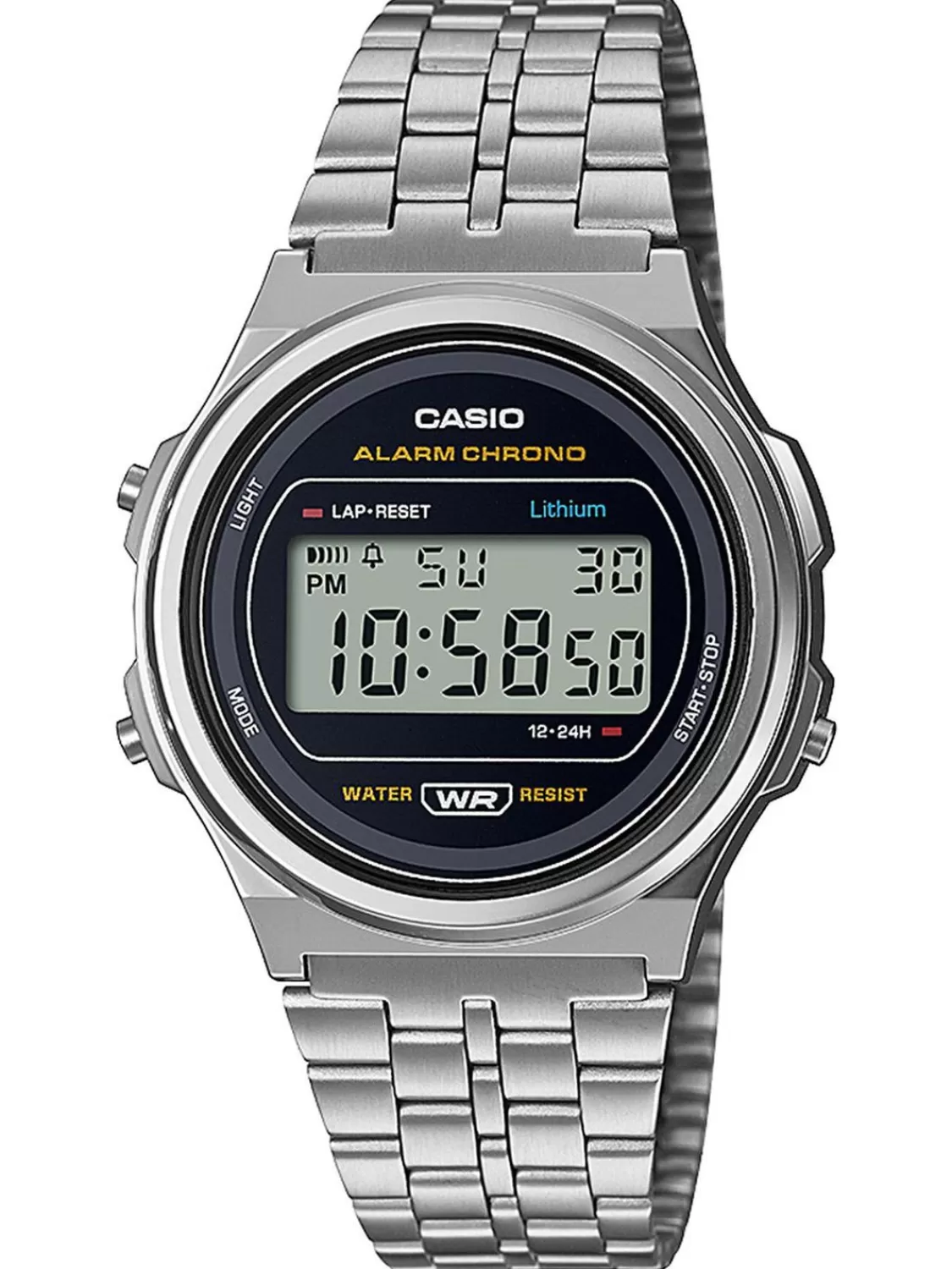 Casio Digitaluhr Vintage Silberfarben | Herrenuhren