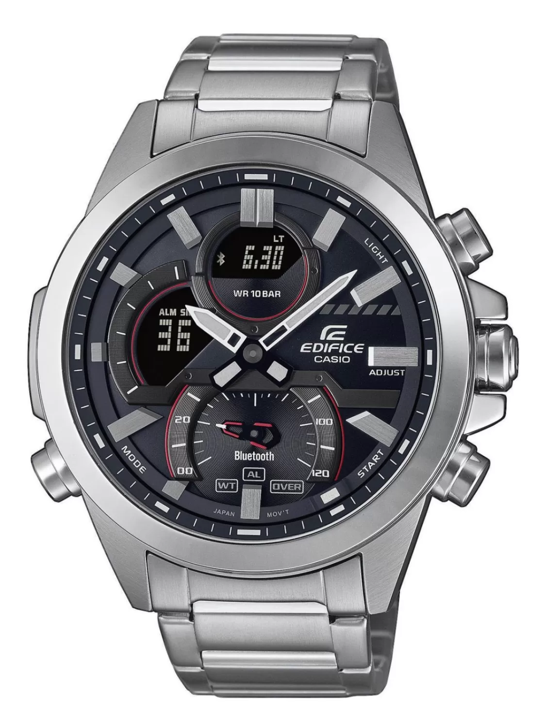 Casio Edifice Herrenuhr Bluetooth Stahl/Schwarz | Herrenuhren