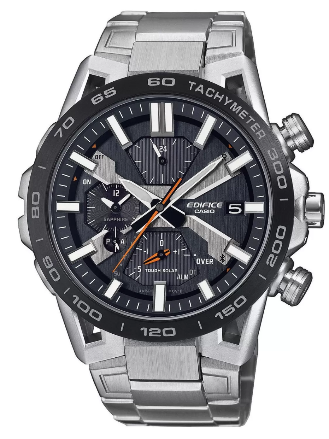 Casio Edifice Herrenuhr Solar Bluetooth Stahl/Schwarz | Herrenuhren