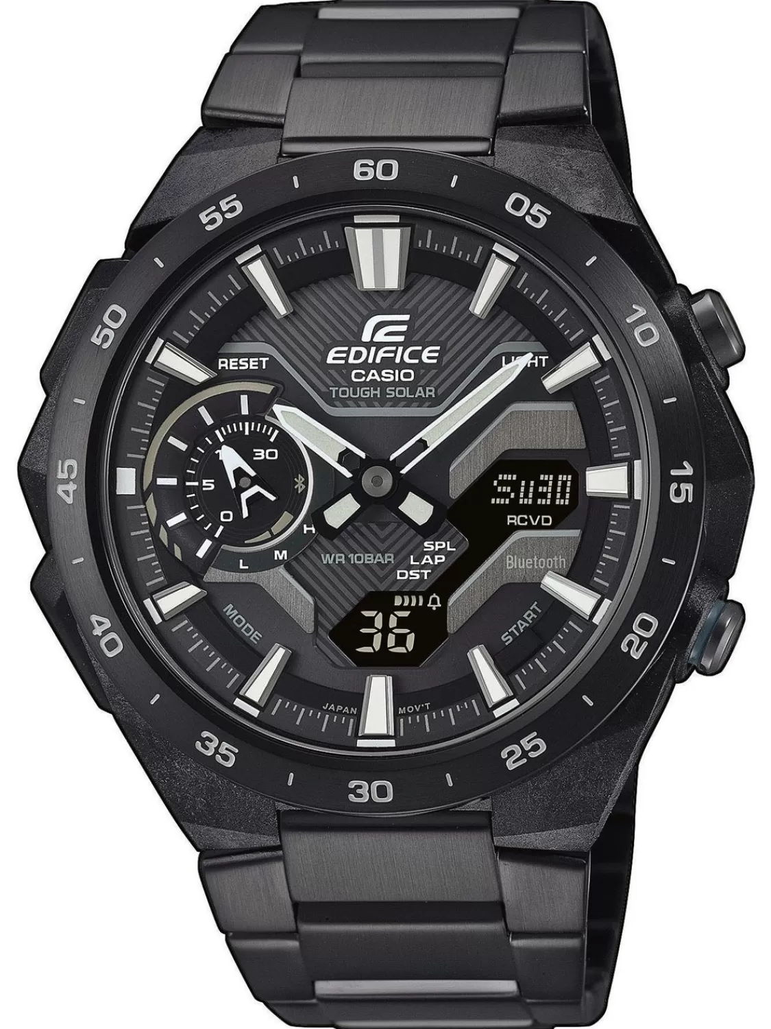 Casio Edifice Herrenuhr Windflow Solar Bluetooth Schwarz | Herrenuhren