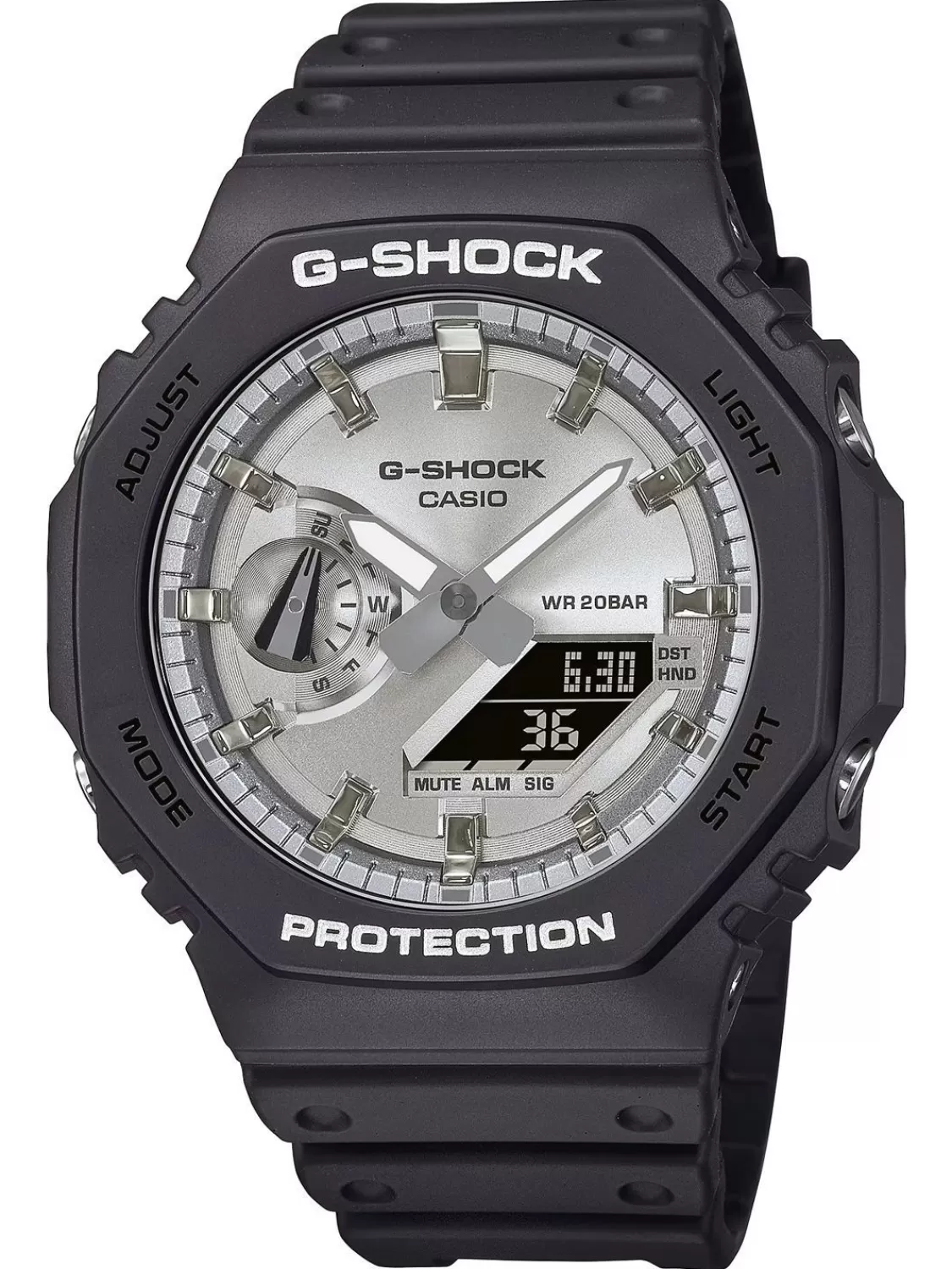 Casio G-Shock Classic Ana-Digi Armbanduhr Schwarz/Stahlfarben | Herrenuhren