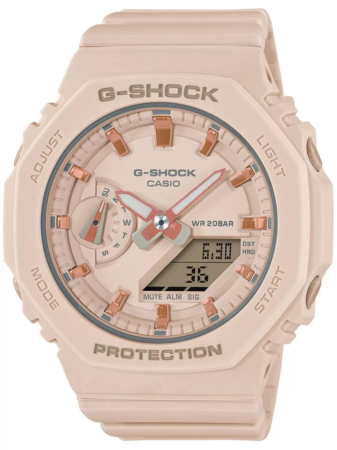 Casio G-Shock Classic Ana-Digi Damenuhr Beige | Damenuhren