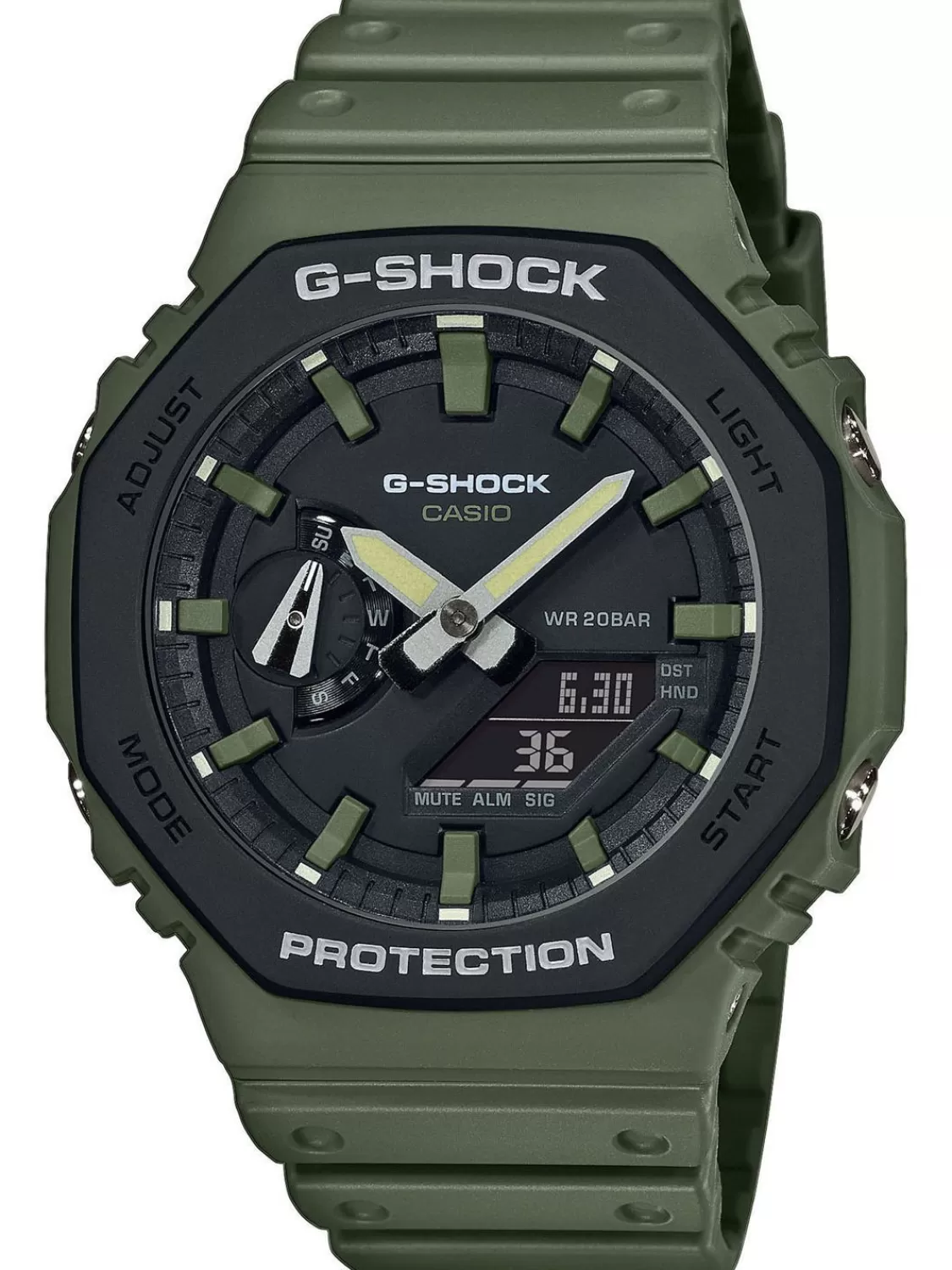 Casio G-Shock Classic Ana-Digi Herrenuhr Olivgrun | Herrenuhren