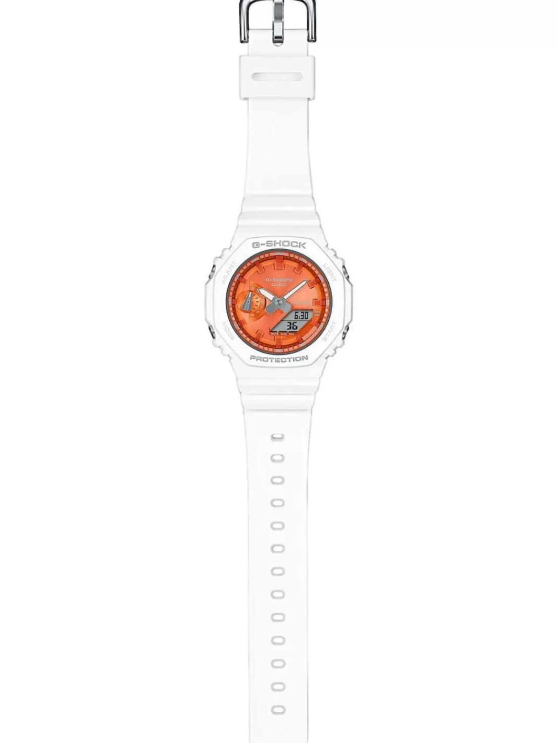 Casio G-Shock Classic Ana-Digi Uhr Weis/Orange | Damenuhren