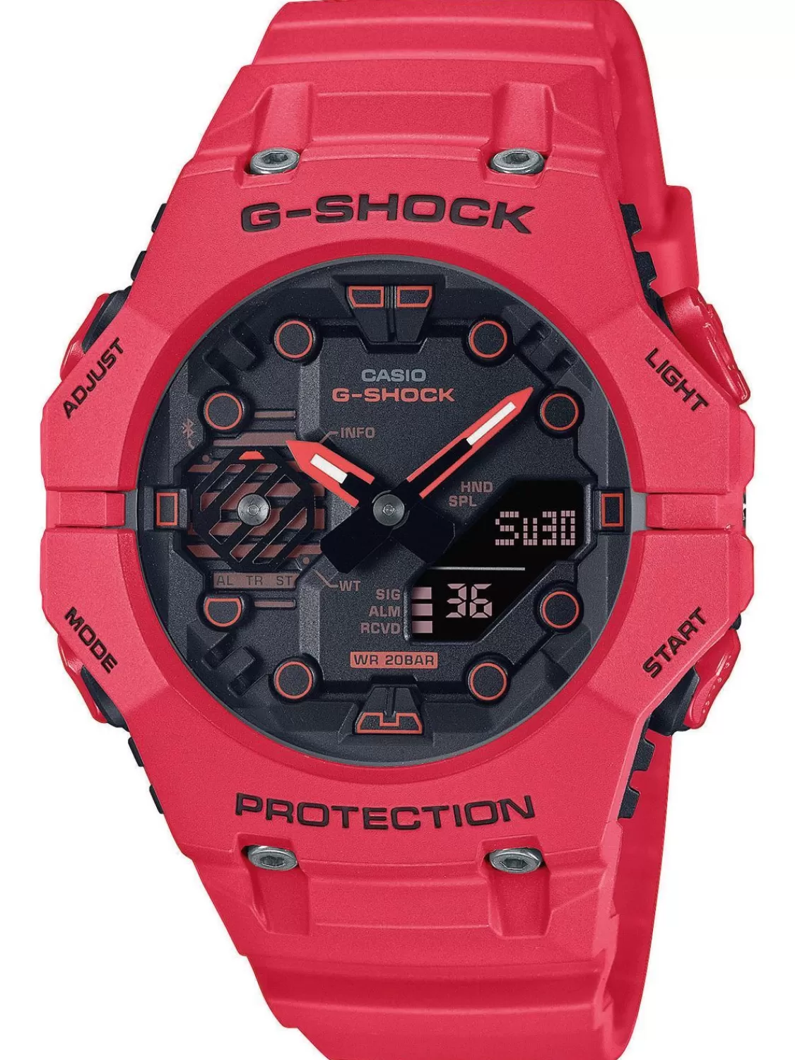 Casio G-Shock Classic Bluetooth Armbanduhr Rot | Herrenuhren