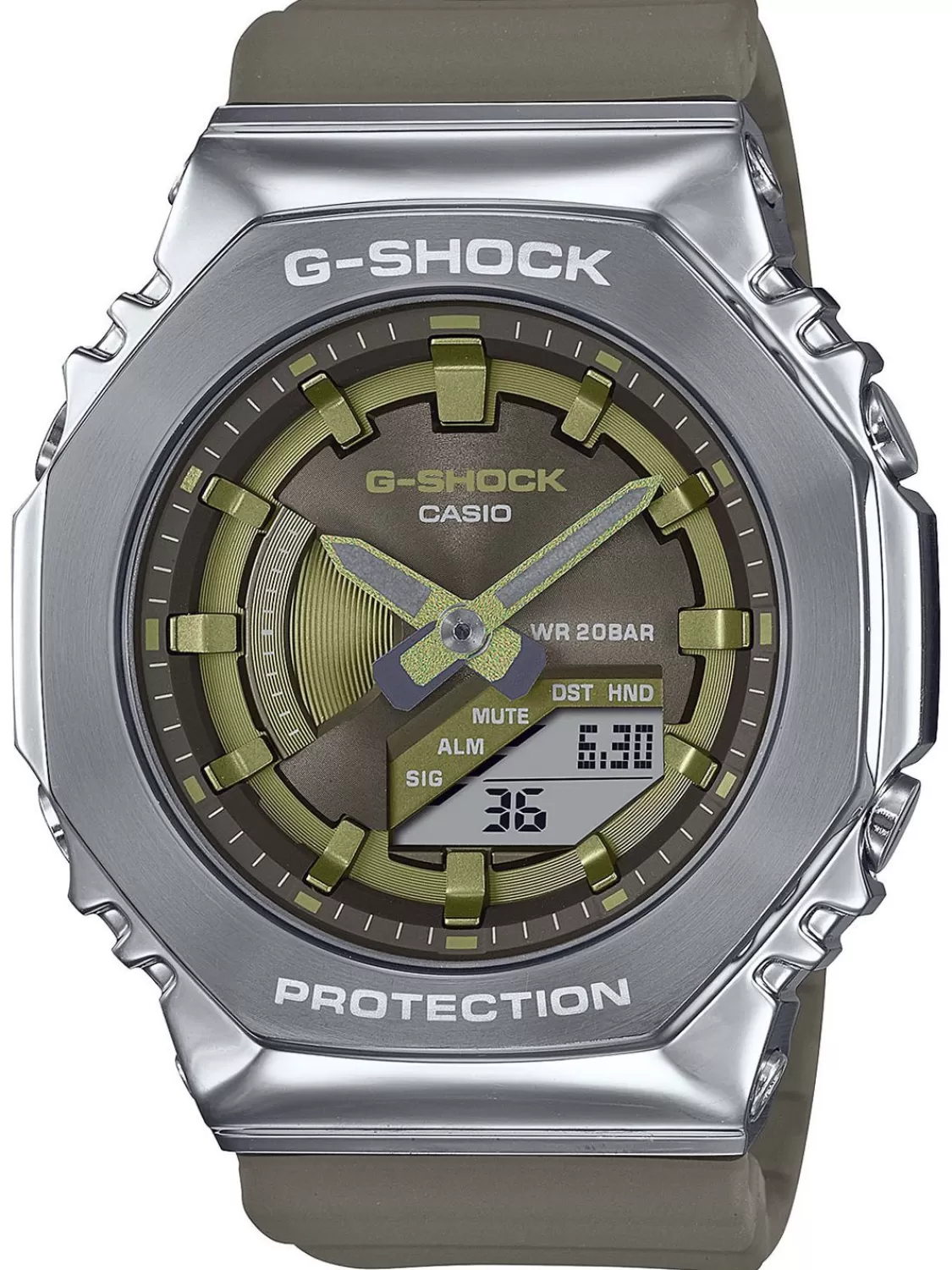 Casio G-Shock Classic Damenuhr Olivgrun | Damenuhren