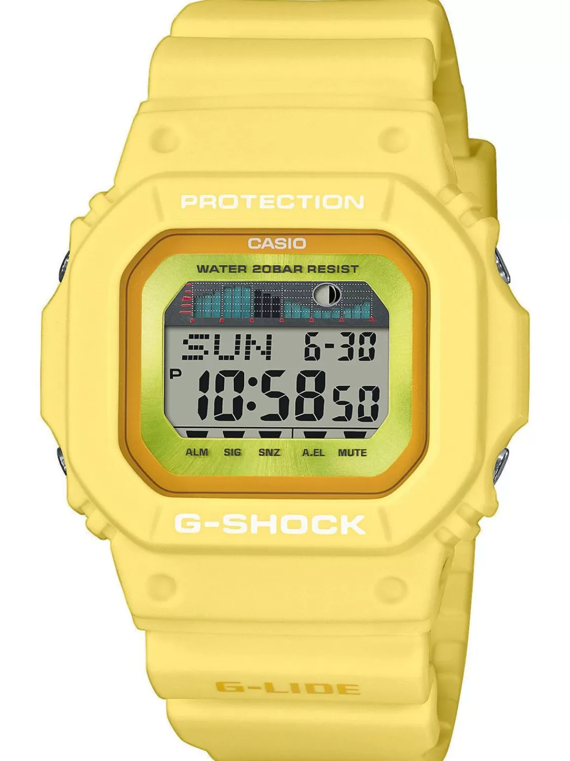 Casio G-Shock Classic Digital-Armbanduhr Gelb | Damenuhren