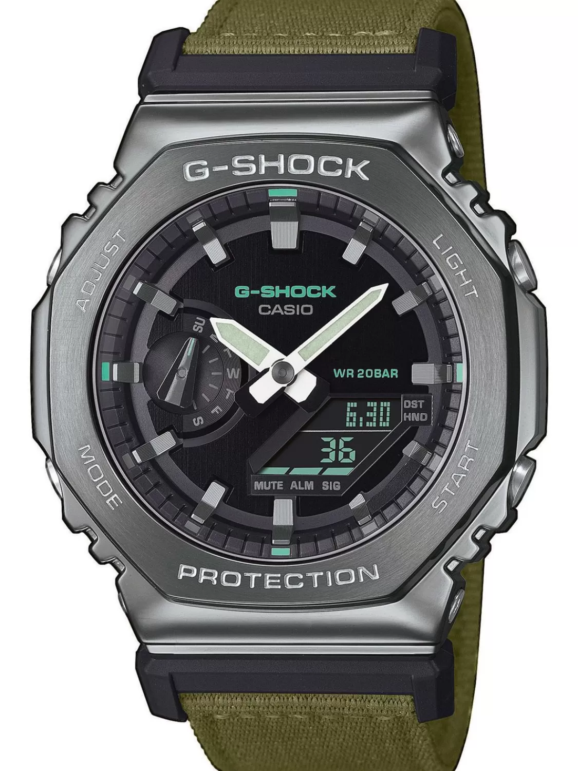 Casio G-Shock Classic Herrenuhr Olivgrun/Schwarz | Herrenuhren