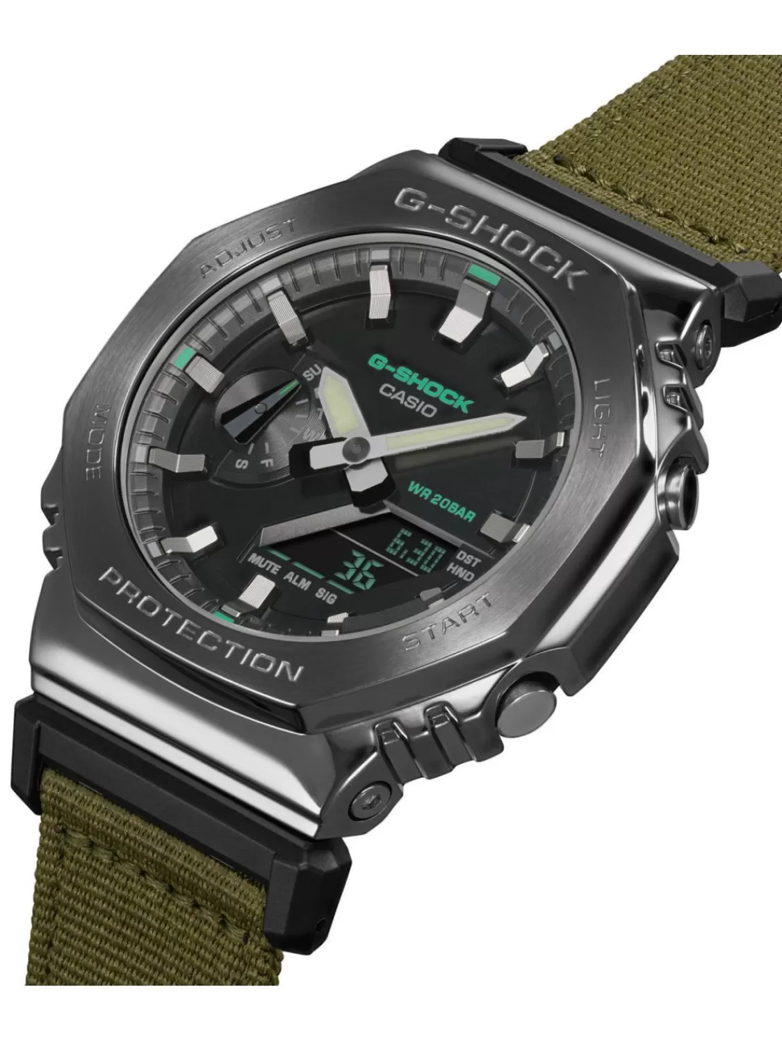 Casio G-Shock Classic Herrenuhr Olivgrun/Schwarz | Herrenuhren